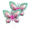 2 Pcs Green Butterfly Balloons Giant Foil Mylar Balloons Butterfly Themed Party Baby Shower Birthday Party Decoration Supplies