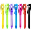 Eodvics Invisible Ink Pens, Upgraded Spy Invisible Ink Pen With Uv Light Magic Marker For Secret Message And Kids Christmas Goodies Bags Toy (7Pcs)