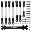 Globact Adjustable Turnbuckles/Camber Link With Rod Ends Sets/Wrench For Rc 1/10 Slash 4X4/2Wd Replace Parts 7-Pack