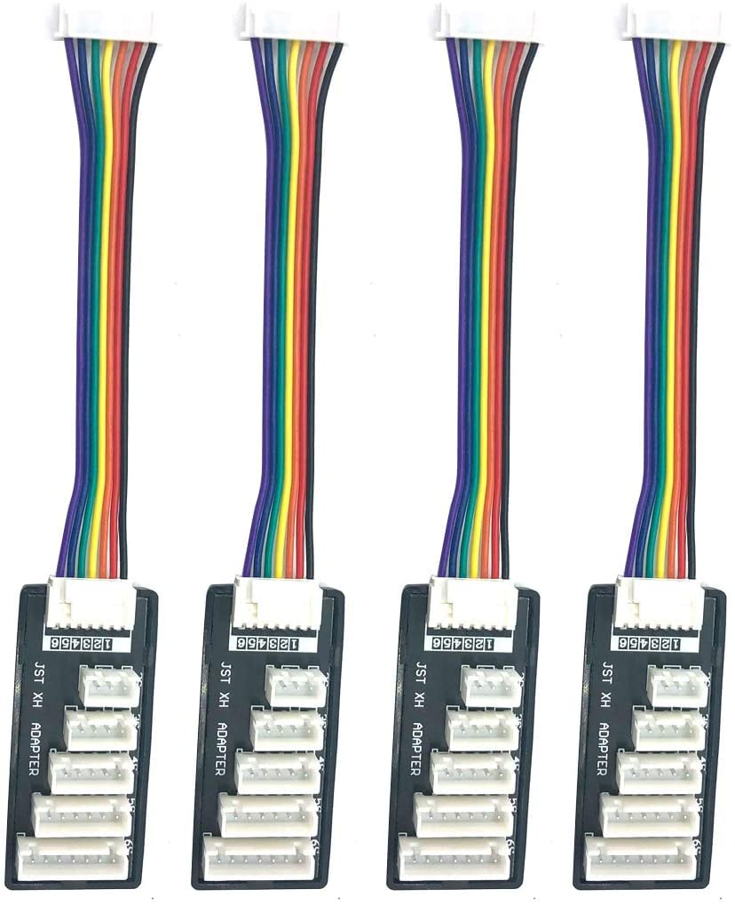 4pcs JST-XH Balance Board 2S-6S 3S Lipo Battery Charger Extend Expansion Board Adapter Converter for RC Vehicles Lipo Battery Ch