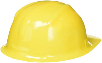 Rhode Island Novelty Child Size Plastic Yellow Construction Hat, 12 Hats Per Order