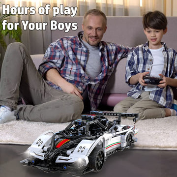 Wiseplay Model Cars To Build For Adults And Kids 8-12 Year - Stem Projects For Kids Ages 12-16 Year - Build Your Own Remote Control Car - Stem Kits For Kids Age 12-14