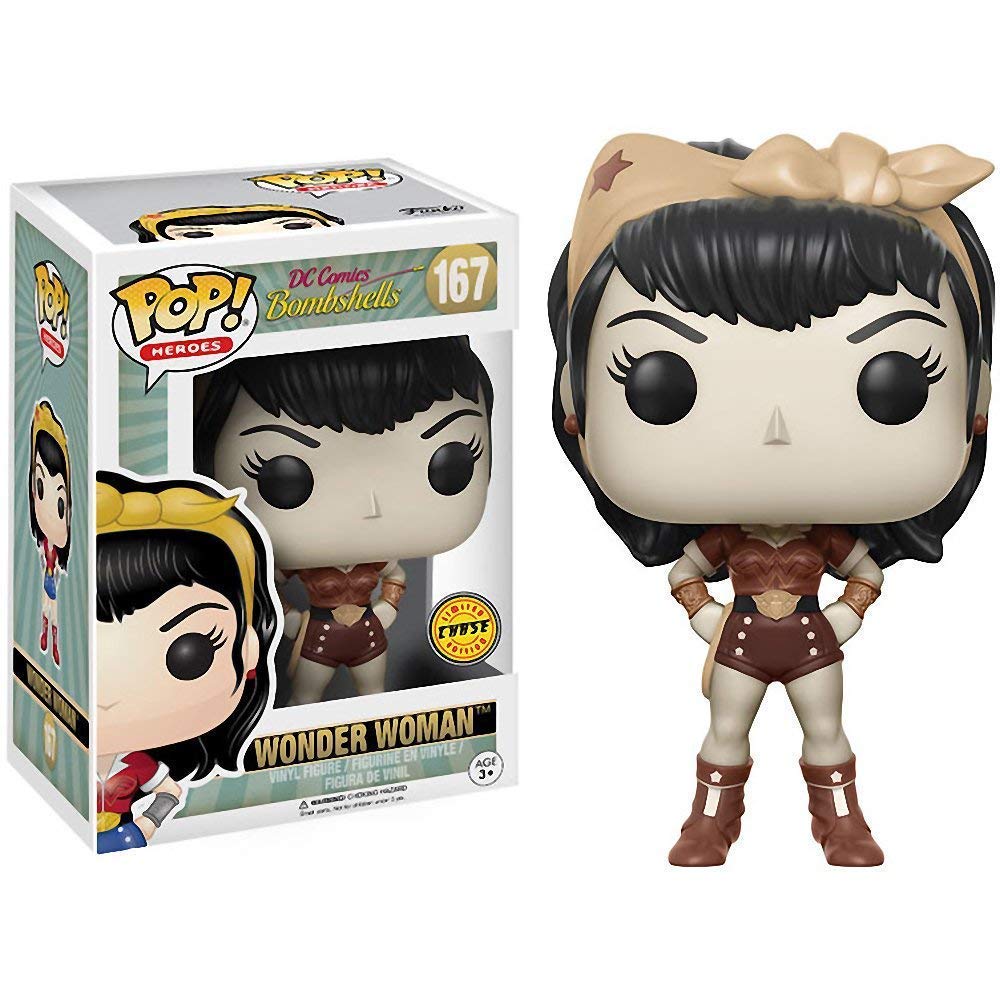 Funko Pop Heroes: Dc Bombshell Wonder Woman Toy Figures (Styles May Vary)