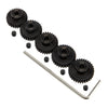 5Pack ShareGoo Steel 48P 3.175mm Pinion Gear Sets 28T 29T 30T 31T 32T fit 3.175mm (1/8-Inch) Shaft Compatible with Arrma HPI Kyo