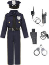 Neilyoshop Kids Police Cop Costume For Boys Police Office Costume Halloween Cosplay Party