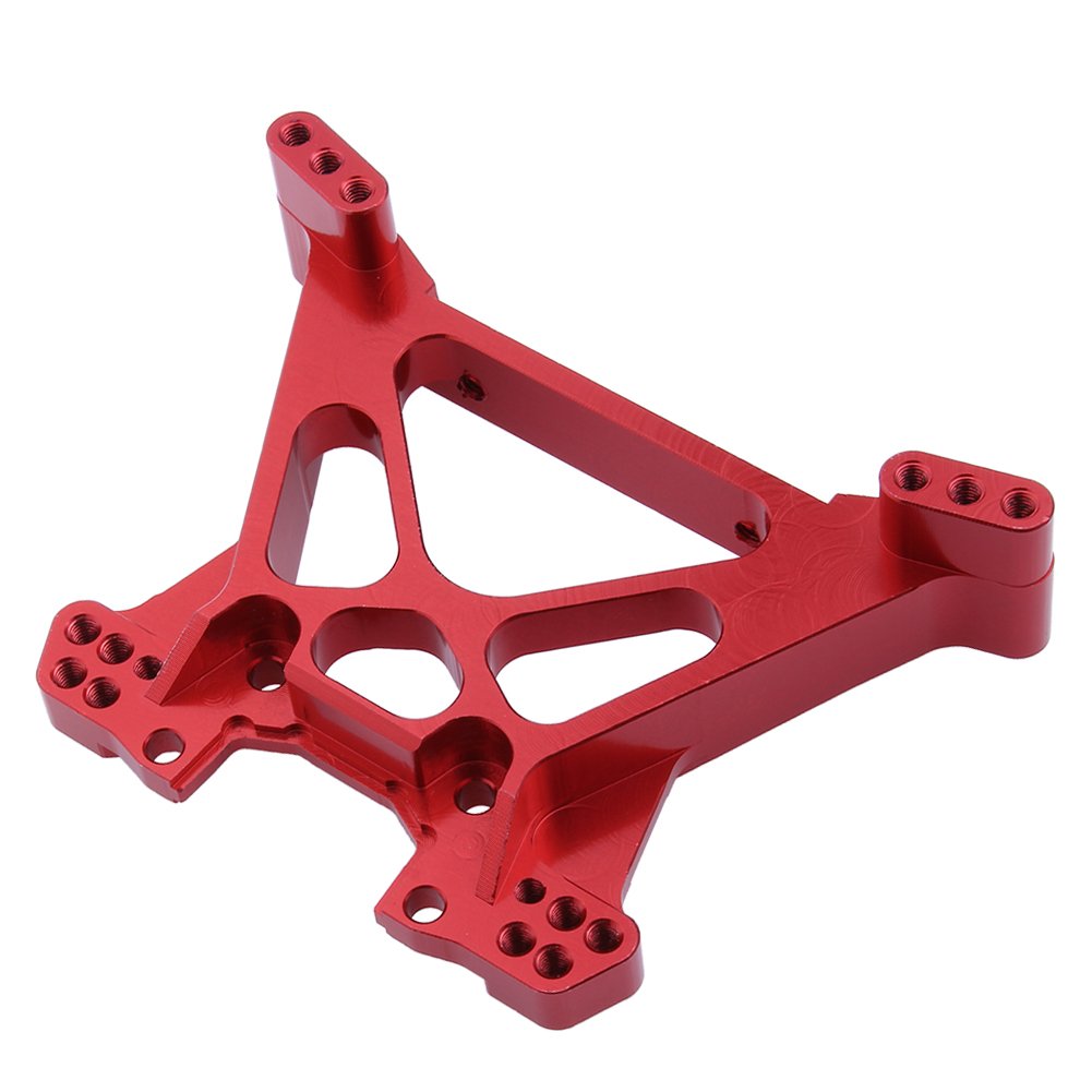 HobbyPark Aluminum Rear Shock Tower for Traxxas 1/10 Slash 4x4 4wd Upgrade Replacement of 6838 Hop Up Parts Red