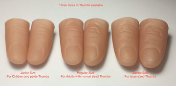 D'lite D'lites Regular Red Lightup Magic Thumbs Set - 2 Ultra Bright Illusions, Easy Tricks, Cardboard, Free Training Videos