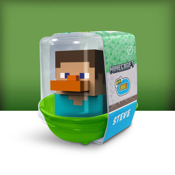 Tubbz Mini Steve Collectible Vinyl Rubber Duck Figure - Official Minecraft Merchandise - Video Games And Movies