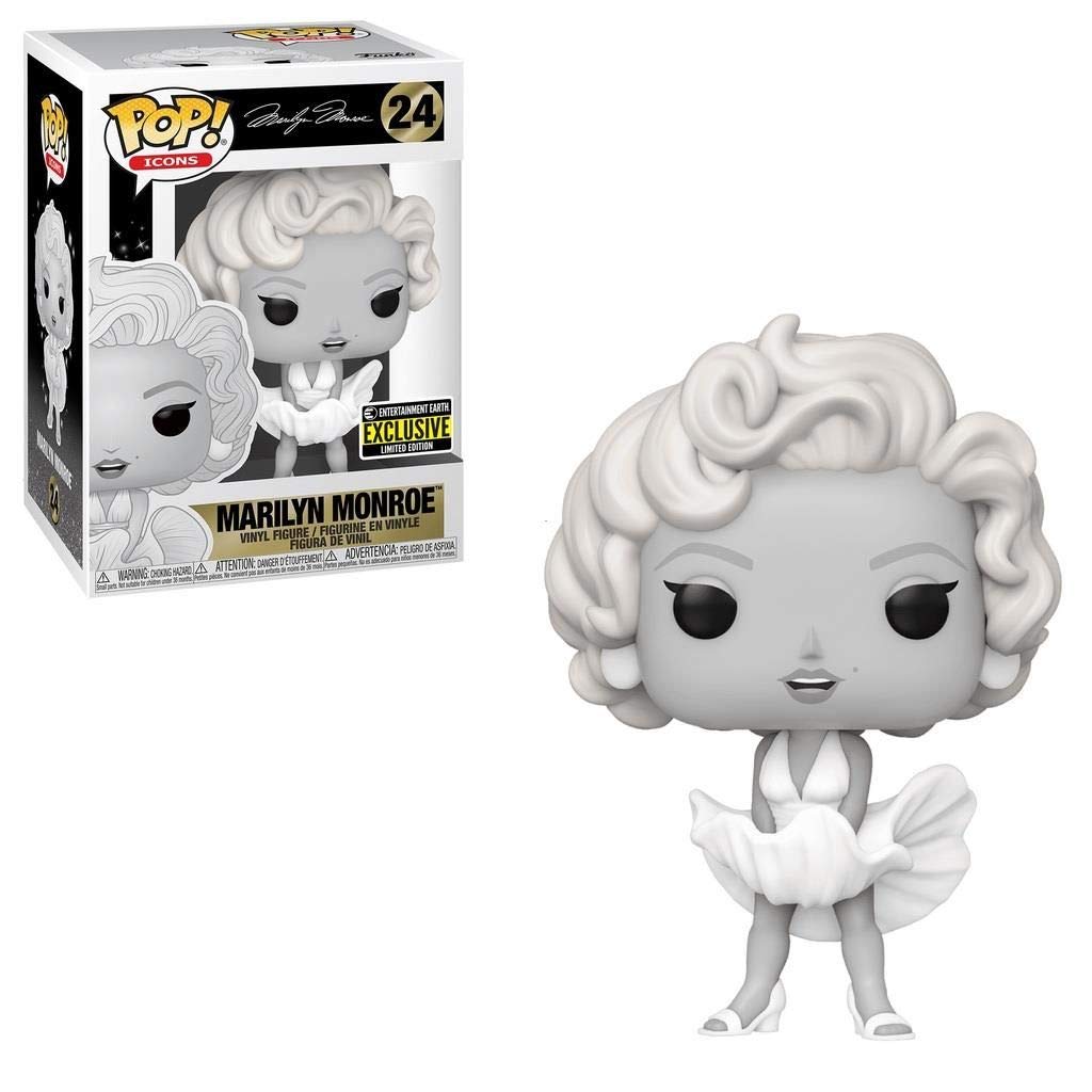 Pop! Funko Marilyn Monroe Black And White Vinyl Figure - Ee Exclusive