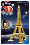 Ravensburger Eiffel Tower - Night Edition | 216-Piece 3D Jigsaw Puzzle For Kids And Adults | Precision Fit With Easy-Click Technology | Displayable & Durable Model | Over A Century Of Quality