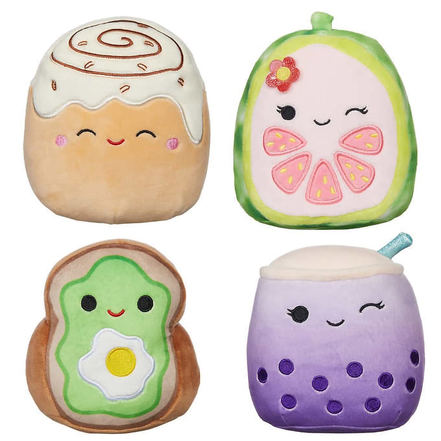 Squishmallow 5 Inch Mini Food Plush 8 Pack