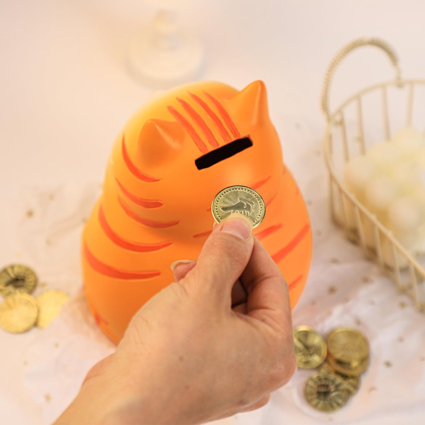 Choold Cartoon Cat Piggy Bank Coin Bank Money Saving Bank Money Box