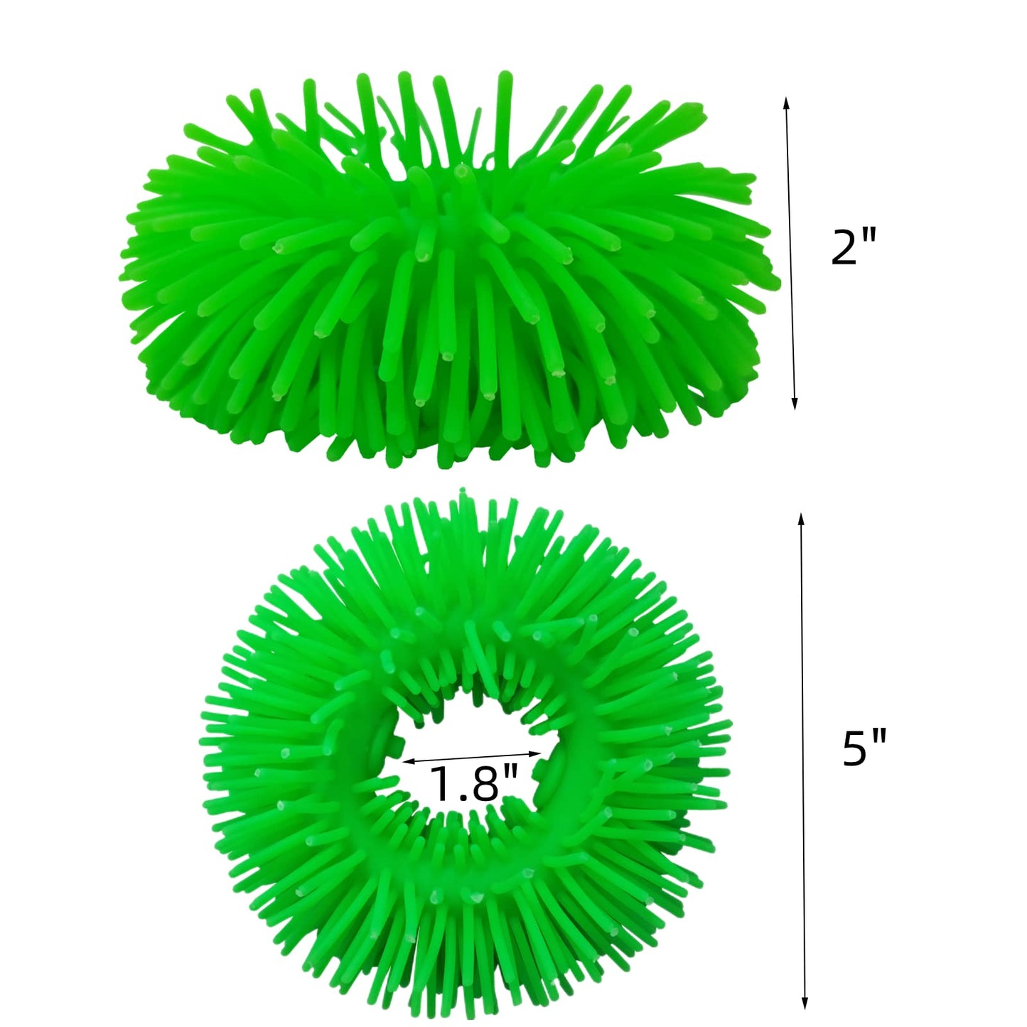 Ganjiang 4-Pack Squishy Sensory Bracelets - Stretchy Fidget Soft Bracelets for Kids, Stress Relief, Small, Colorful