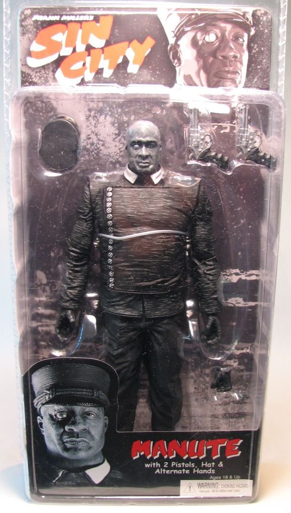 Neca Sin City Series 1 Manute (Black And White) Action Figure
