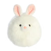 Aurora Vibrant Spring Bunny Puff Stuffed Animal - Decorative Charm - Endless Fun - White 5 Inches