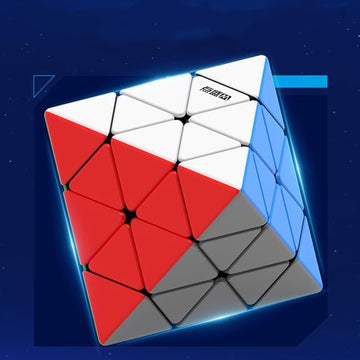 LiangCuber DianSheng FTO Face Turning Octahedron,Magnetic Octahedron Stickerless Speed Cube Black Core Version