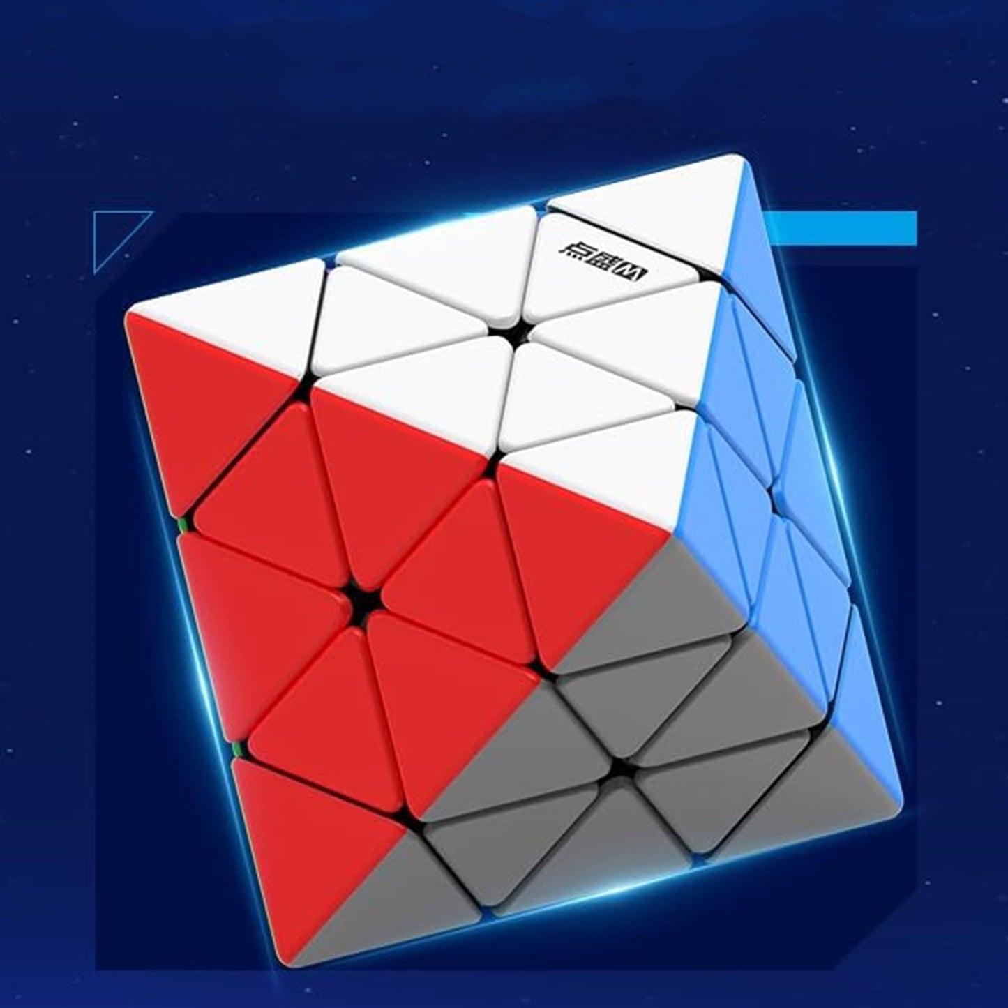 LiangCuber DianSheng FTO Face Turning Octahedron,Magnetic Octahedron Stickerless Speed Cube Black Core Version
