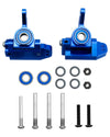Caster Blocks and Steering Blocks Alloy Front Upgrades Parts Fits for Traxxas 1/10 2WD Slash Stampede Rustler Nitro Slash Replac