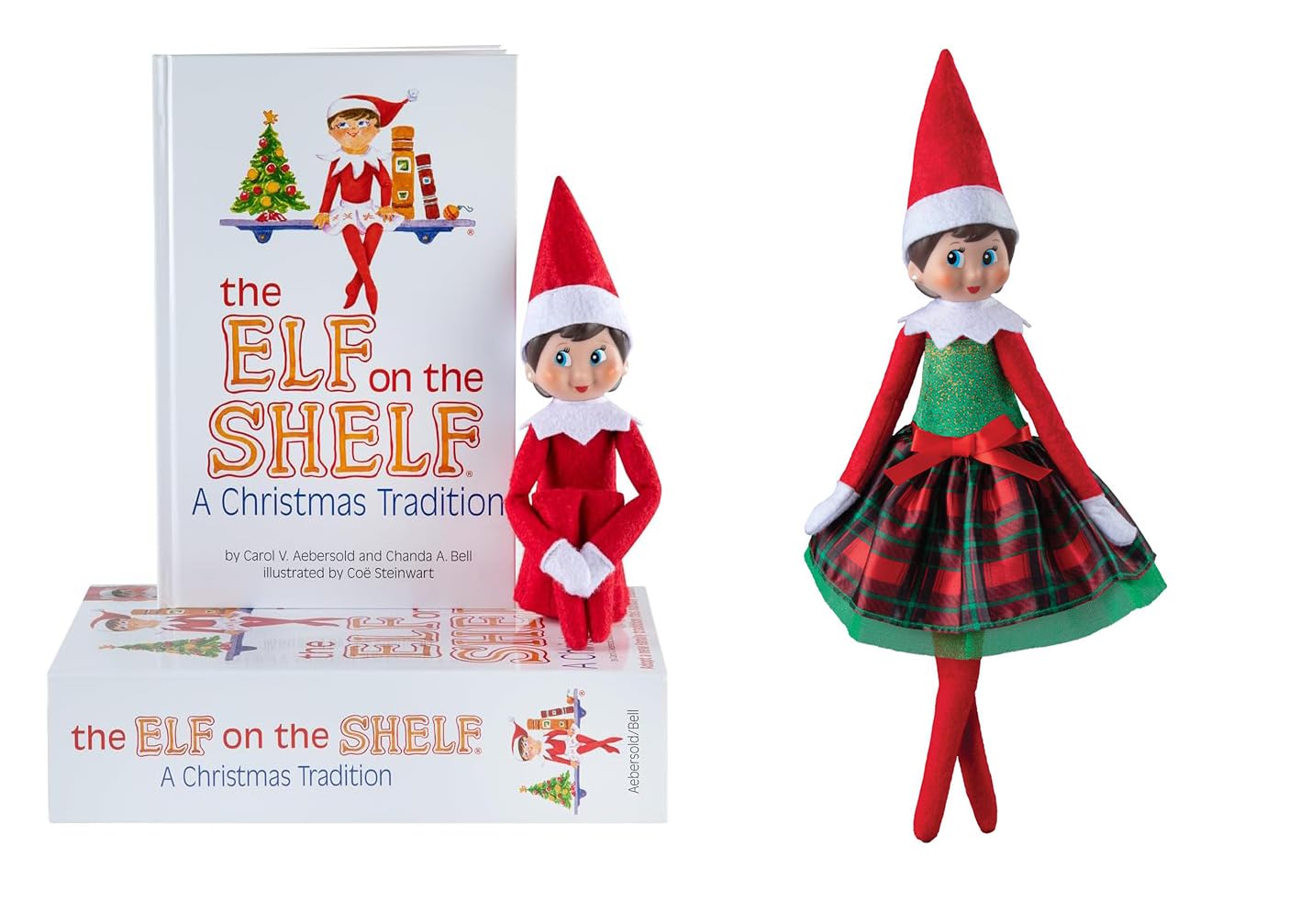 The Elf on the Shelf Blue Eyed Girl with Claus Couture Collection Gifts & Glamour Party Dress