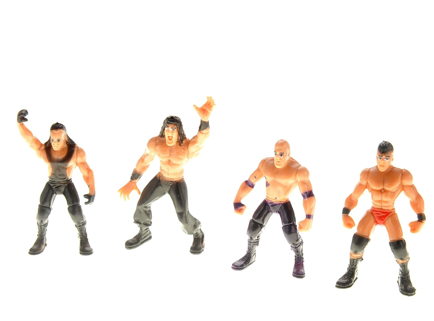 PowerTRC 2 Pack 32 Pcs Wrestling Toys for Kids, Wrestler Play Set with 2 Wrestle Rings Style, 12 Super Wrestlers, Many Realistic