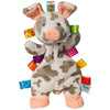 Mary Meyer Taggies Patches Pig Lovey Soft Toy, 12 Inch, Multicolor - Perfect for Infants and Toddlers, Soft Plush Comfort
