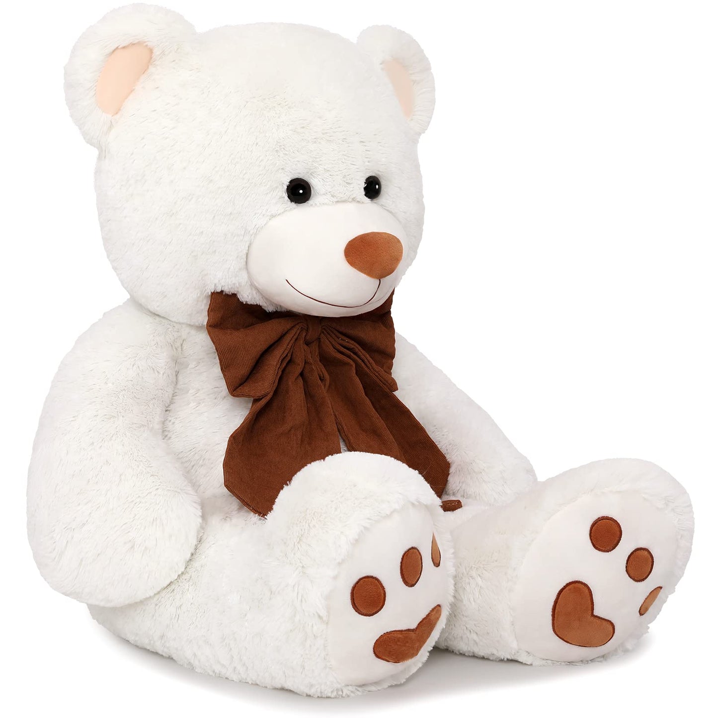 Morismos Teddy Bear Stuffed Animal 39In,Giant Bear Plush For Girlfriend,Big Teddy Bear Toy,Huge Teddy Bear Gift For Boy Girl Val