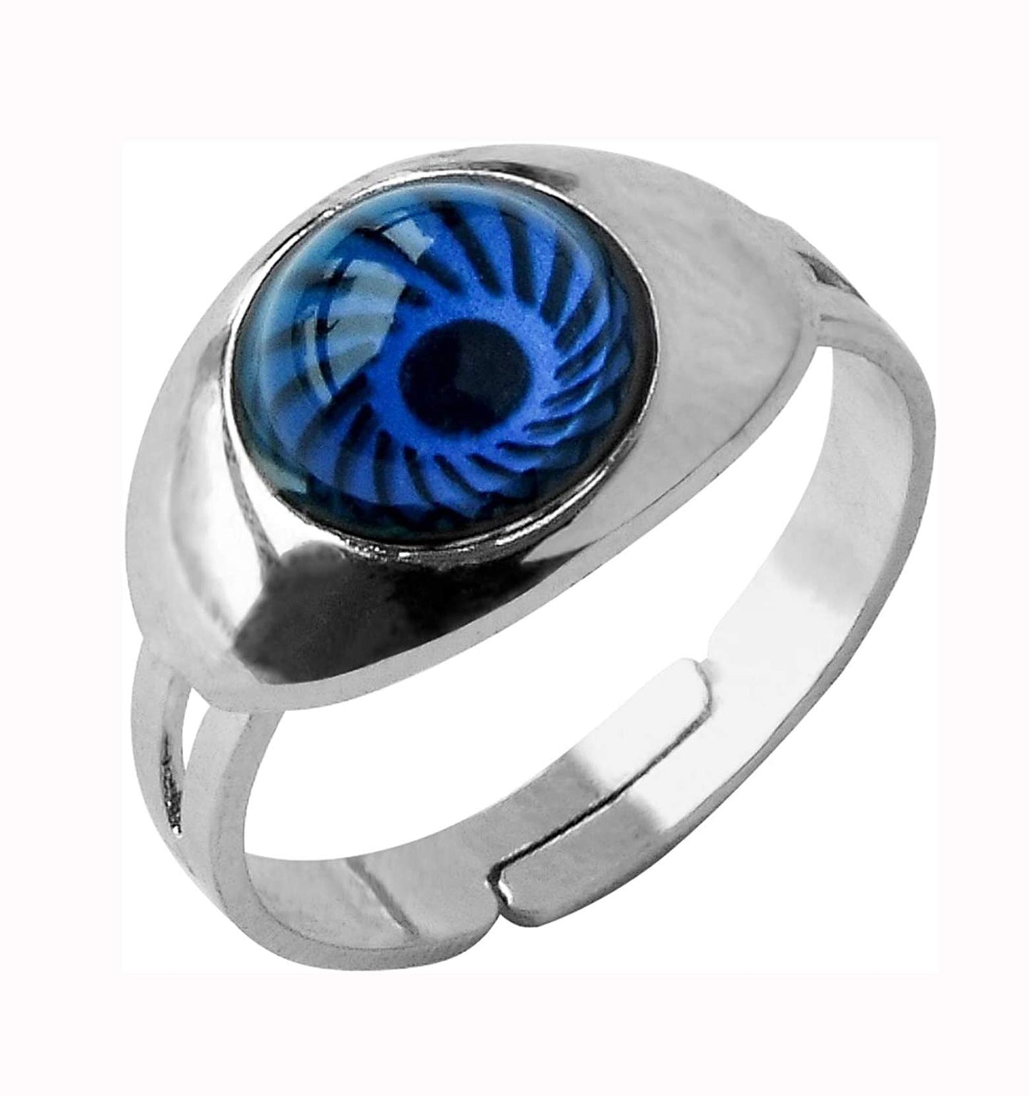 swqfzki Mood Rings 2Pcs Eyes Changing Color Emotion Feeling Finger Ring with Box for Girls Women