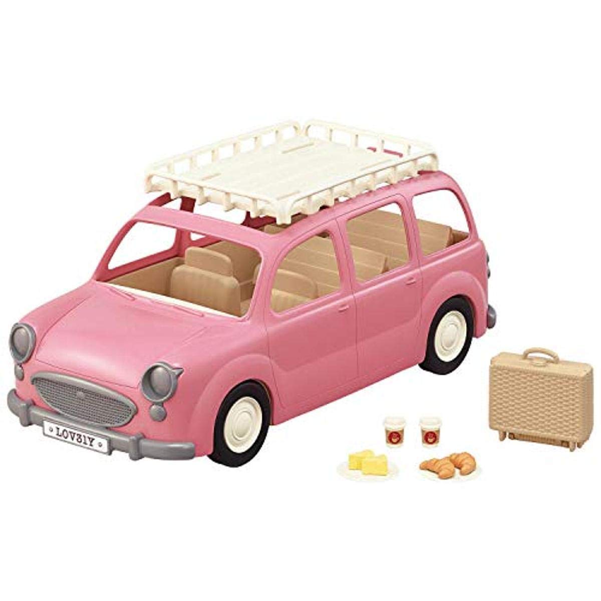 Calico Critters Family Picnic Van For Dolls - Toy Vehicle Seats Up To 10 Collectible Figures!