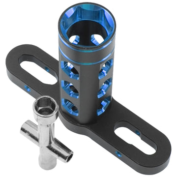 Vgoohobby RC Car Tool 17mm Hex Adapter Wheel Wrench w/ 4mm 5mm 5.5mm 7mm Hex Socket Wrench Compatible with Traxxas Axial Arrma H