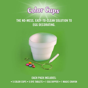 PAAS Color Cups Egg Decorating Kit (Pack of 2) - Americas Favorite Easter Tradition