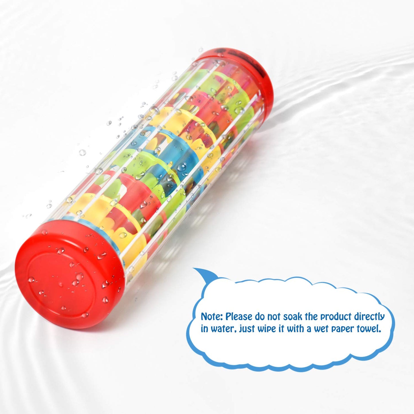 Musicube Rainmaker 8 Inch Mini Rainstick For Babies Tube Rain Stick Raindrop Sound Baby Rattle Shaker Music Sensory Auditory Ins