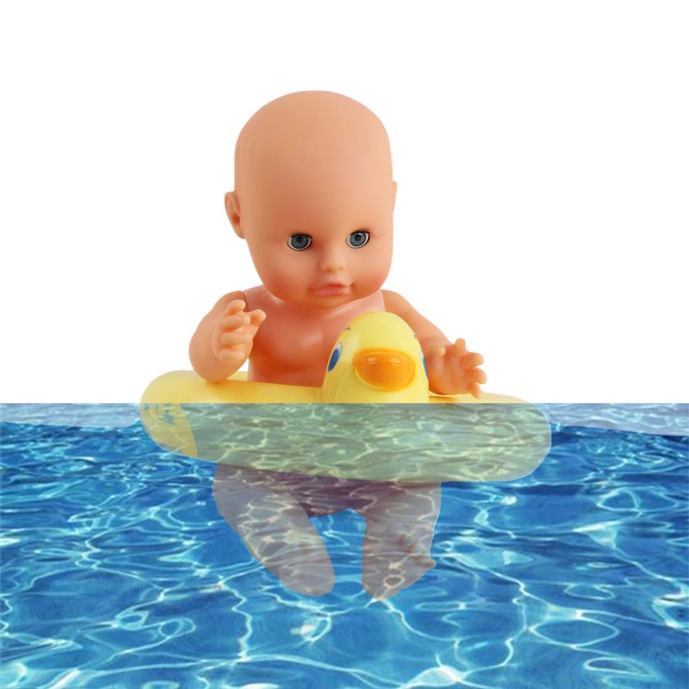 Deao Baby Doll Set,Bathtime Baby Doll 6 Pcs Accessories For Kids