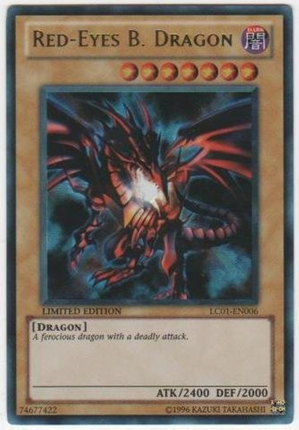 Yu-Gi-Oh! - Red-Eyes B. Dragon (Lc01-En006) - Legendary Collection - Limited Edition - Ultra Rare