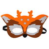 Jtnohx Felt Animal Masks, 10 Pcs Halloween Mask, Animal Costume For Birthday Party Supplies (Sika Deer Mask)