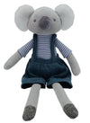 Mikee Fluffie Koala Stuffed Animals,15.7'' Big Boy Koala Plushies With T-Shirt,Cute Stuffed Animal For Girls As Birthday, Easter