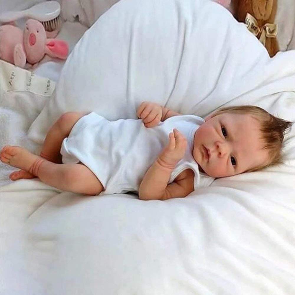 Eurora Reborn Baby Dolls Boys 18 Inch, Reborn Baby Dolls Boy Silicone Body, Boy Reborn Baby Dolls With Clothes And Bottles Boy F