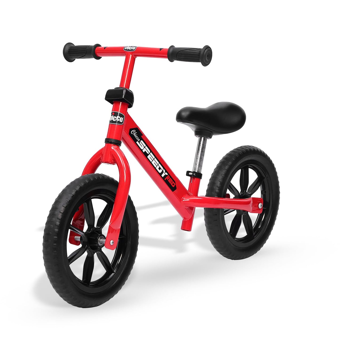 Chicco Speedy Red Balance Bike | Pedal-Free Bike| Anti-Puncture Eva Wheels | Adjustable Seat Hieght | Adjustable Handle Bar Hieg