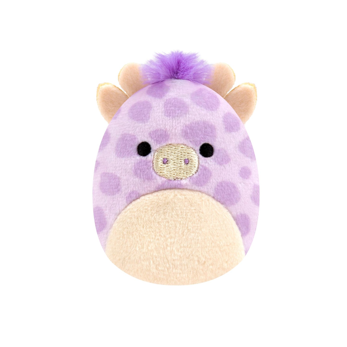 Squishville Purple Pals Squad Plush - 6 Mini 2-Inch Squishmallows - Bashira, Mollie, Carlota, Patrick, Rida, Jazzy - Soft Polyester Toys