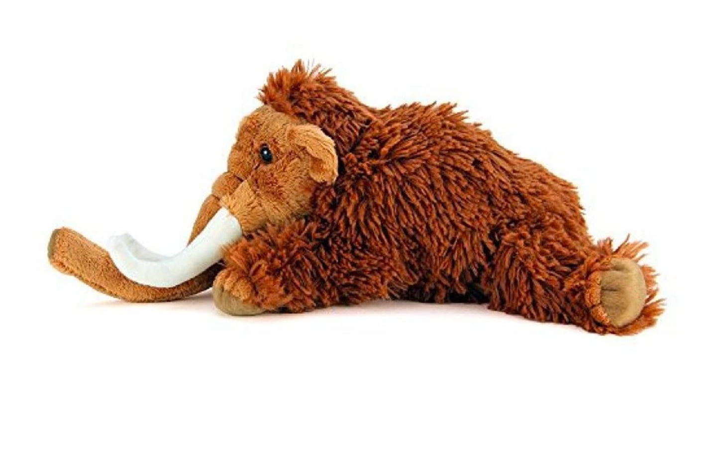 TAMMYFLYFLY 13 Brown Woolly Mammoth Plush - Soft Stuffed Animal Toy, Cuddly 30cm Elephant for Kids and Collectors