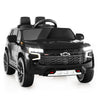 Honey Joy Ride On Truck, 12V Licensed Chevrolet Tahoe, Chevy Electric Vehicle For Kids, Soft Start, Music, Lights, Battery Powered Ride On Car Toy With Remote Control, Gift For Boys Girls (Black)