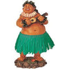 KC Hawaii Hula Doll Local Boy with Ukulele, 7 inch, Polyresin, Green, Model 6061977