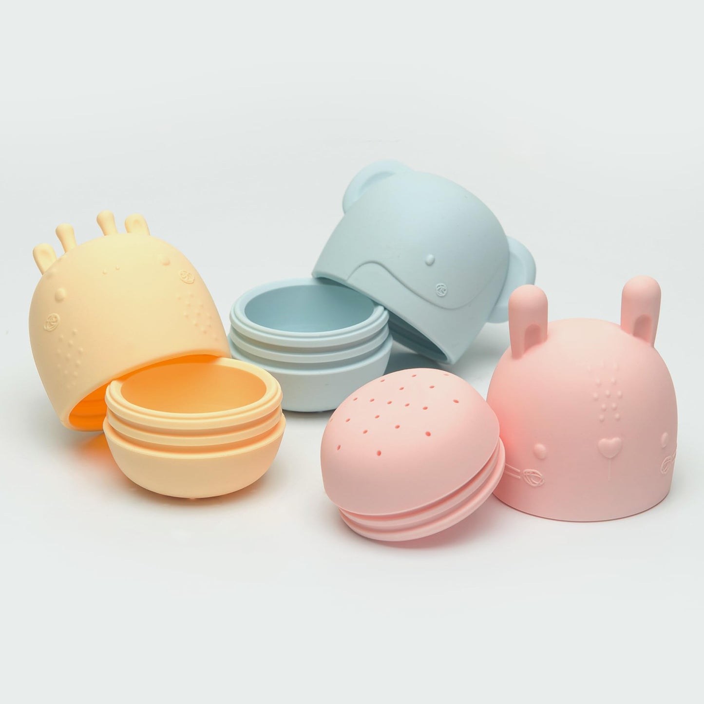 Loulou Lollipop Silicone Squirt And Play Mold-Free Bath Toys - Multi-Colored