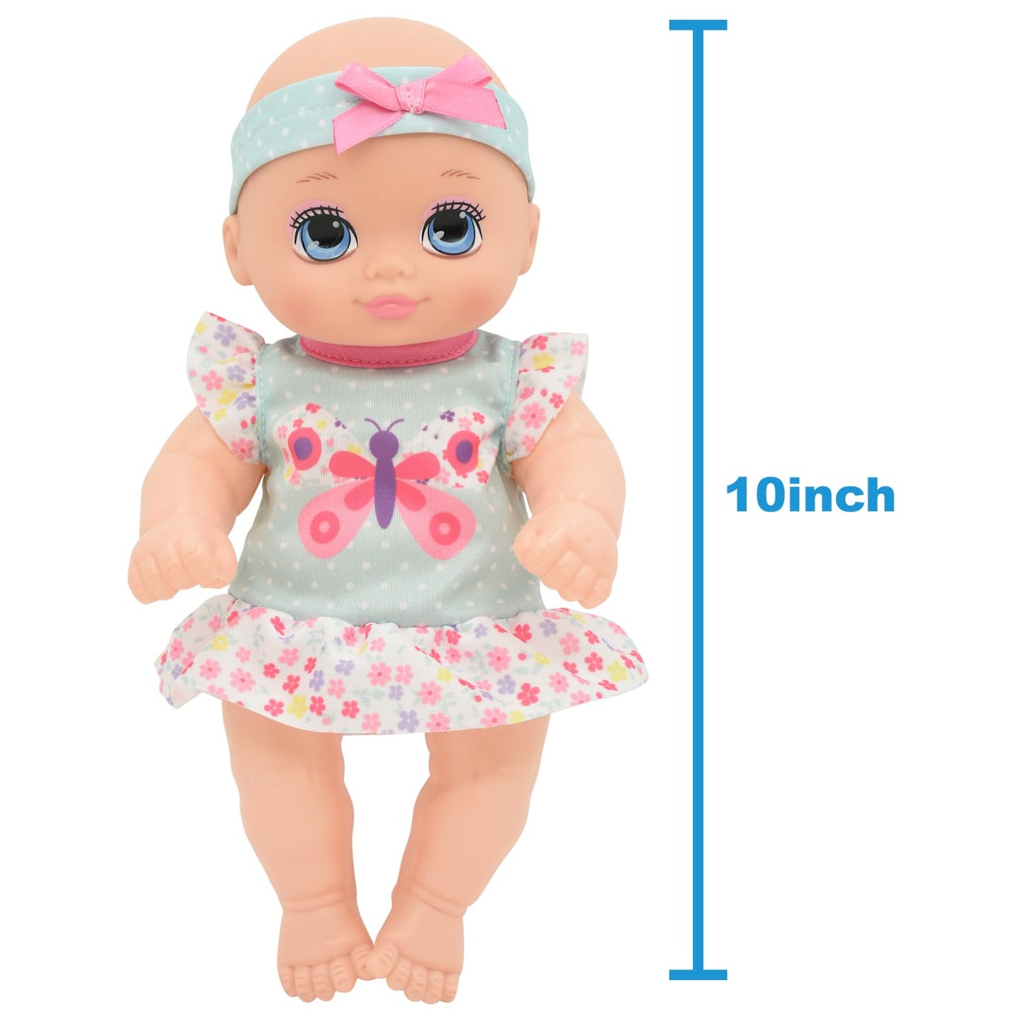 New Adventures - Little Darlings - It'S My Potty 10 Inch Doll With Potty Chair, (3518)