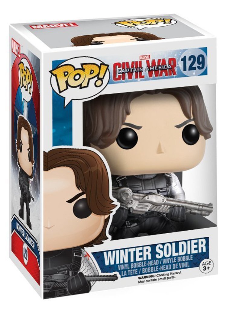 Funko Pop Marvel: Captain America 3: Civil War Action Figure - Wineter Soldier