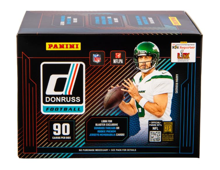 2024 Panini Donruss Football Trading Cards Blaster Box (90 Cards) (Downtown)