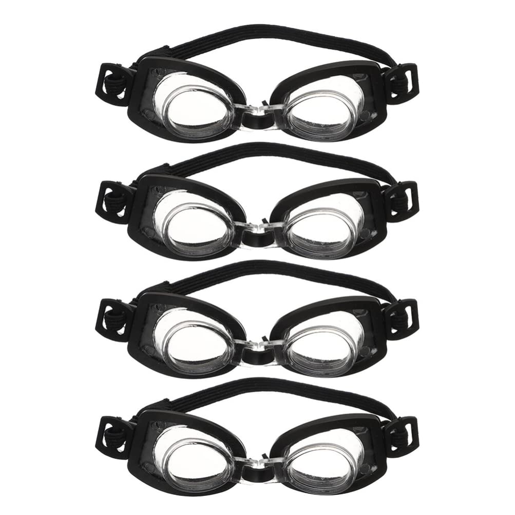 Toyvian 4Pcs Dollhouse Swim Goggle Miniature Swimming Goggles Mini Swim Glasses Water Goggles Doll Accessories Gifts For Kids Gi