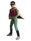 Rubies 185323 Teen Titans Robin Muscle Chest Deluxe Toddler-Child Costume Size: Toddler (2-4)