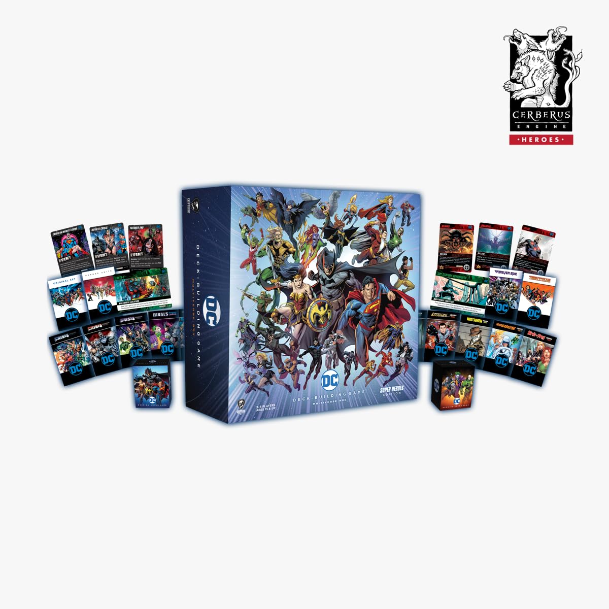 Cryptozoic Super Heroes Edition Dc Comics Deckbuilding Game, Multiverse Box