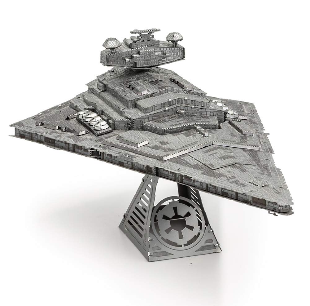 Metal Earth Puzzle 3D Destroyer Imperial Star Wars Metal Jigsaw Puzzles Buildable Model Kits For Adults Challenging Level 6.7 X 9.73 X 7.39 Inches