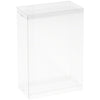 Dollsafe Clear Folding Display Box For Large 5-6 Inch Dolls And Action Figures, 5'' W X 2.5'' D X 6.5'' H, Pack Of 2